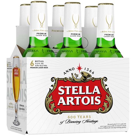 Stella Artois 5 2 ABV 6 Pack 12oz Bottle Delivery In Flagstaff