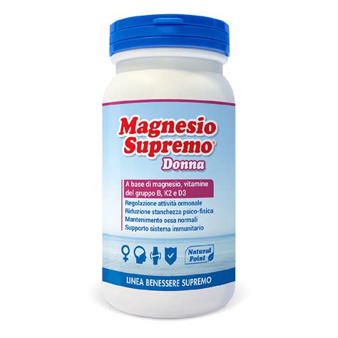 Magnesio Supremo Donna G Natural Point Newtritions