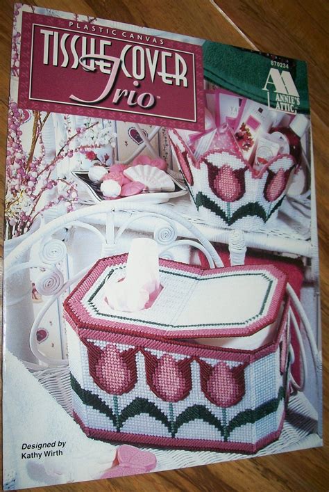 Plastic Canvas Tissue Cover Trio Pattern By Vintagerotation