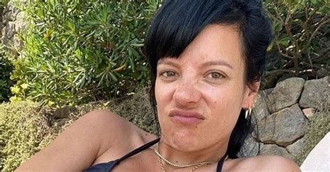 Lily Allen S Cleavage Spills From Tiny String Bikini In Sizzling Holiday Display Daily Star