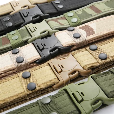 Cinturones de combate de estilo militar para hombre cinturón táctico