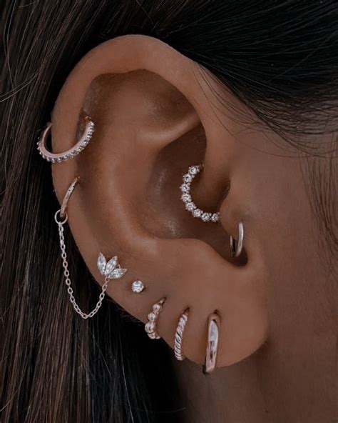 Pin by IZZY RED on Inspiração Ear jewelry Earings piercings