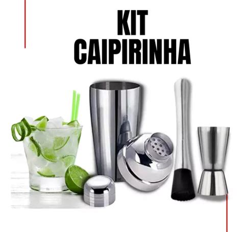 Kit Caipirinha Profissional Coqueteleira 750 Ml Inox MercadoLivre