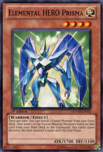 Yu Gi Oh Elemental Hero Prisma Rymp En012 Ra Yellow Mega Pack