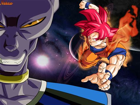 Dbz Lord Bills Vs Goku Ssj God By Nakaso On Deviantart