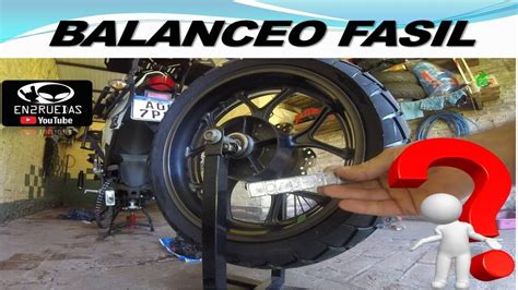 COMO HACER UNA BALANCEADORA Y BALANCEAR LA RUEDA DE UNA MOTO MUY FASIL