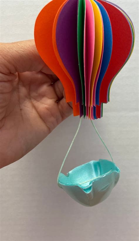 Hot Air Balloon Assorted Color Creative Cut Outs 3” Creative Shapes Etc