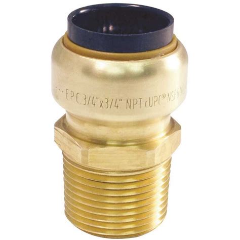 Tectite Fsbma In Brass Push To Connect X Male Pipe Thread