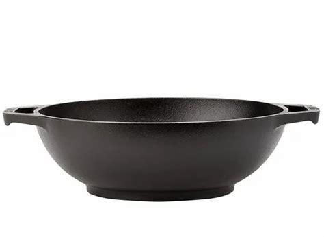 Polished Lodge L9mw Cast Iron Mini Wok Pan Round Capacity 3 L At Rs