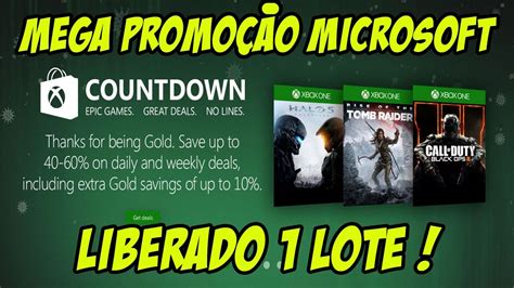 Xbox Urgente Mega Promo O Da Live Primeiro Lote Liberado Youtube