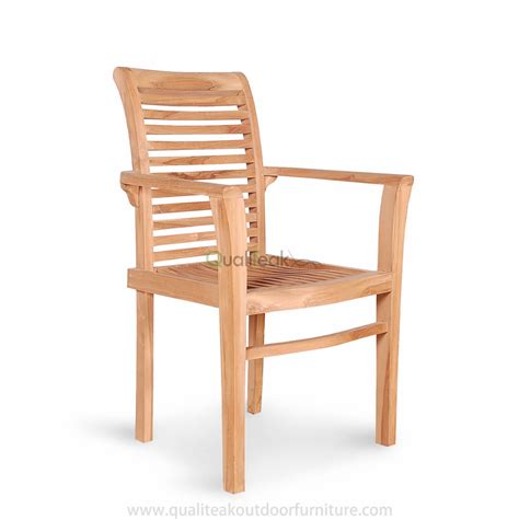 Buy Catalina Teak Stacking Chair Veronicas Qualiteak