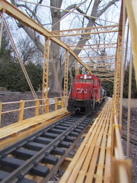 G Scale Garden Train The Bridge That Bob Built Garden Railway