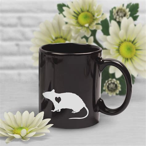 Rat Coffee Mug Cute Rat T Rat Lover Rat Cup T For Etsy