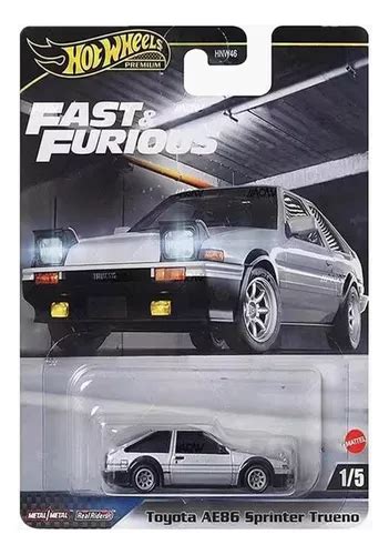 Hot Wheels Premium Toyota Ae86 Sprinter Trueno Color Plateado