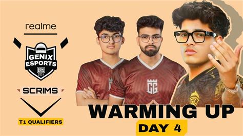 HINDI Battleground Mobile India T1 Qualifiers DAY 4 Genix