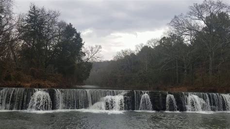 Natural Dam Falls Arkansas Youtube