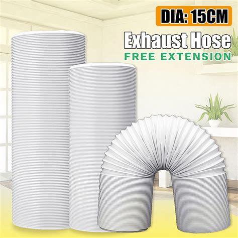 Free Extension Exhaust Hose For Portable Air Conditioner Available In 1 5m 2m And 3m Lengths