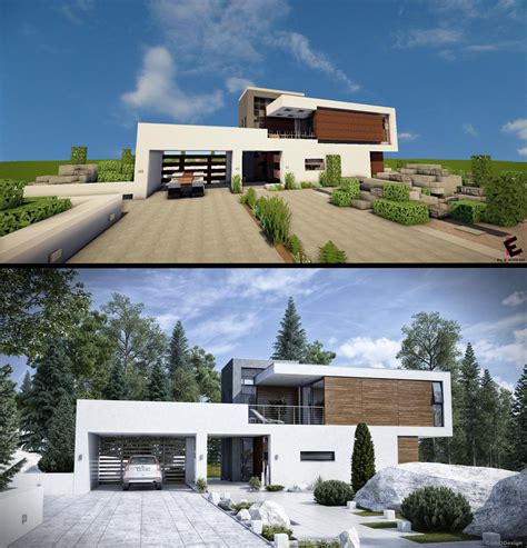 Copied Modern House Minecraft Rminecraft