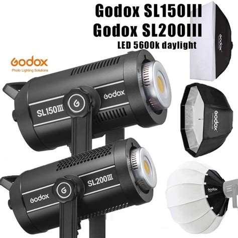 Godox NEW SL150III SL200III MODEL LED Video Light Package Combo Kit