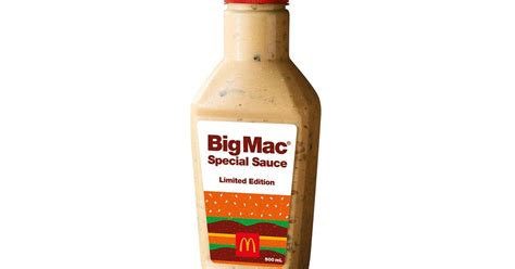 Big Mac Sauce By The Bottle Is Back