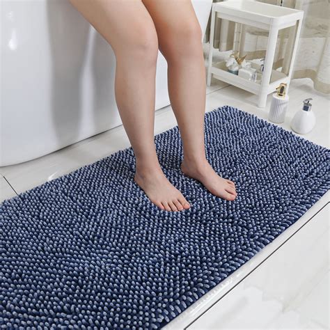 Cosy Homeer 24x48 Microfiber Chenille Bathroom Rug Non Slip