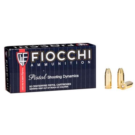 Fiocchi Shooting Dynamics 9mm 124gr JHP 50 Bx Reloading Unlimited