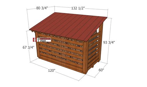 Wood Storagedimensions Myoutdoorplans