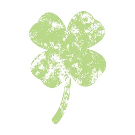 Grunge Clover Shamrock Background Celebration Card Vector Background