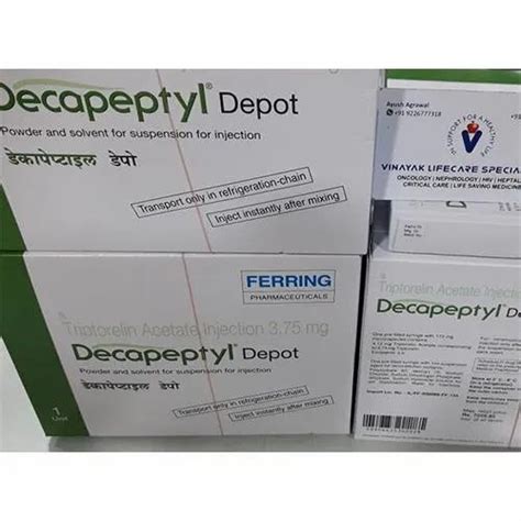 Decapeptyl Depot Injection 3 75ml Packaging Size Bottle 3 75 Mg At