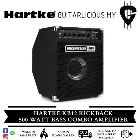 Hartke KB12 Kickback 12 500W Bass Combo 500W 1x12 Bass Guitar