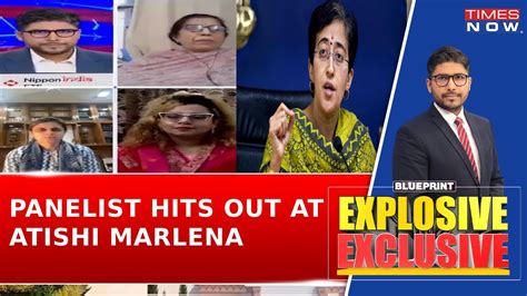 Maliwal Assault News Panelist Hits Out At Aap Says Atishi Could Be