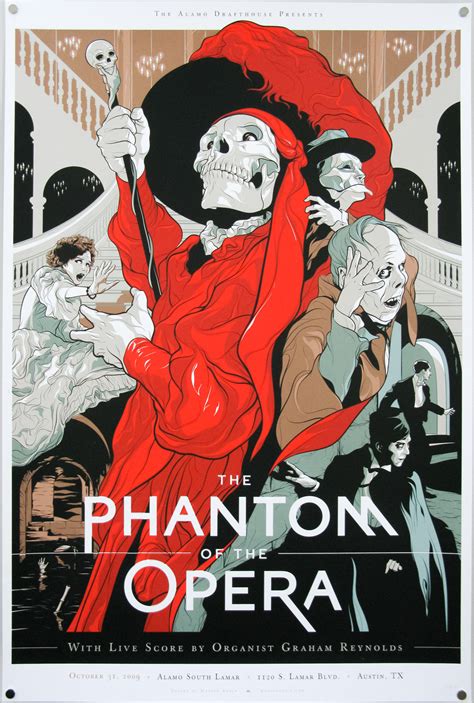 Phantom Of The Opera / 1925 / screen print / 2009 / Martin Ansin / regular / USA