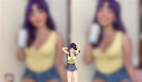 Modelo Chibikaty Fez Um Apaixonante Cosplay Da Misato De Neon Genesis