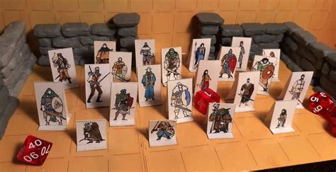 Бумажные и бюджетные миниатюры для D&D | Пикабу