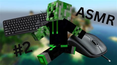 Keyboard Mouse ASMR Sounds Handcam Pika Bedwars YouTube