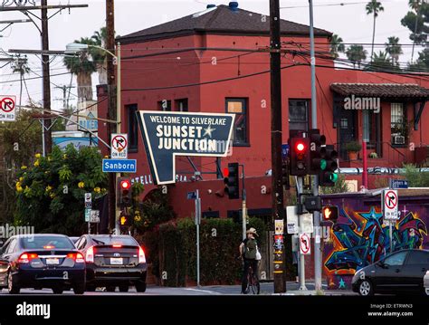 Silver lake sunset junction los angeles hi-res stock photography and images - Alamy