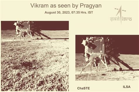 Chandrayaan 3 First Images Of Lander Vikram On Moon Surface Clicked By