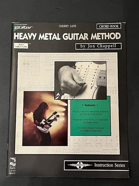 Heavy Metal Guitar Method Chord Book with Tab | Reverb