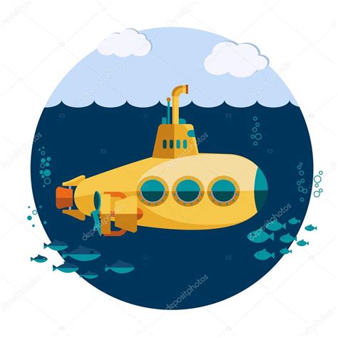 Submarino Amarillo Submarino Vector Gr Fico Vectorial Ambassador