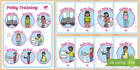 Potty Training Baby Girl Posters - EYLF - Parents - Twinkl