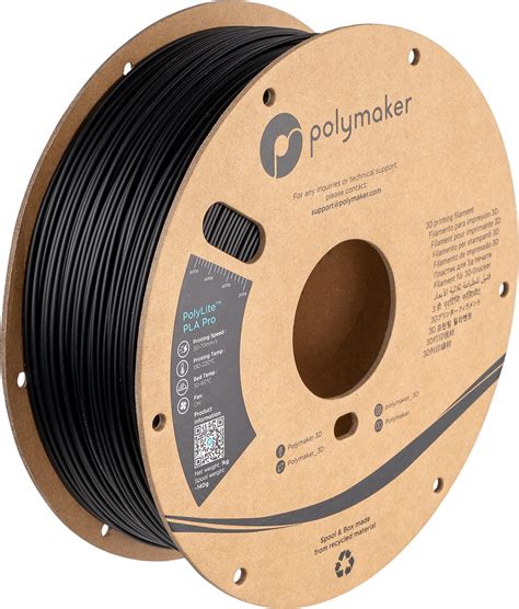 Polymaker PLA PRO Filament 1 75mm Black Powerful PLA Filament 1 75mm