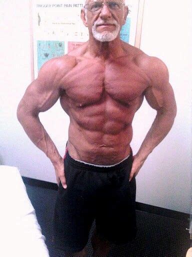 Old Man Old Bodybuilder Over 50 Fitness Bodybuilding