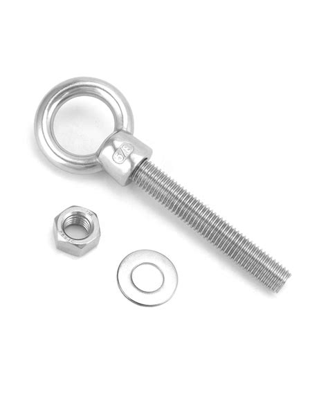 Snapklik Threaded Eyebolts Pack X Long Stainless Steel