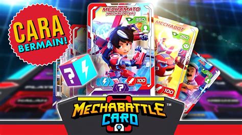 Mechamato Mechabattle Card Cara Bermain Youtube