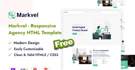 Markvel Plantilla Html De Agencia Receptiva Gratuita