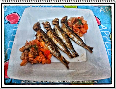 Mi Peque O Rincon Sardinas A La Plancha Y Vinagreta De Tomate Y Atun