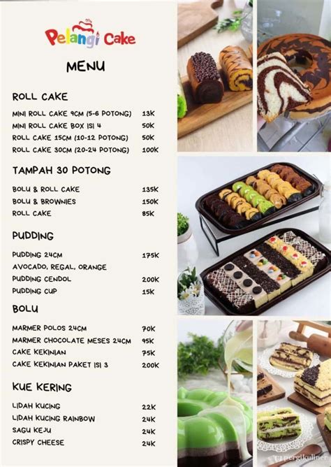 Selalu Diperbarui Menu Pelangi Cake Gading Serpong Tangerang