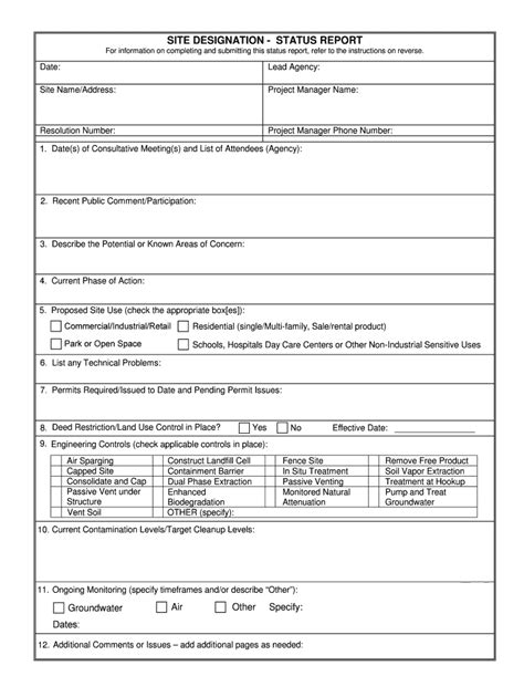 Fillable Online Www1 Calepa Ca BSITEb DESIGNATION STATUS REPORT Fax