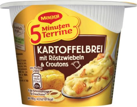 Maggi Kartoffelbrei Röstzwiebeln 5 Minuten Terrine 59 g von Netto