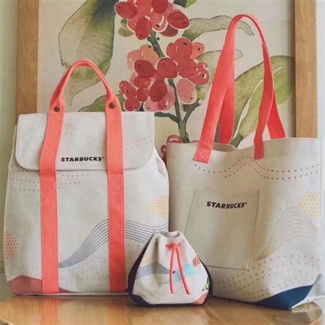 Starbucks Canvas Tote Bag And Backpack Shopee Malaysia